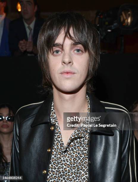 Earl Cave attends the Celine Men Fall-Winter 2023-2024 show on February 10, 2023 in Paris, France.