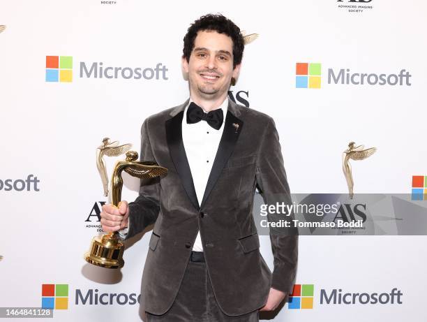 Damien Chazelle, Gene Kelly Visionary Award winner, attends the 13th Annual Advanced Imaging Society's Lumiere Awards at The Beverly Hills Hotel on...