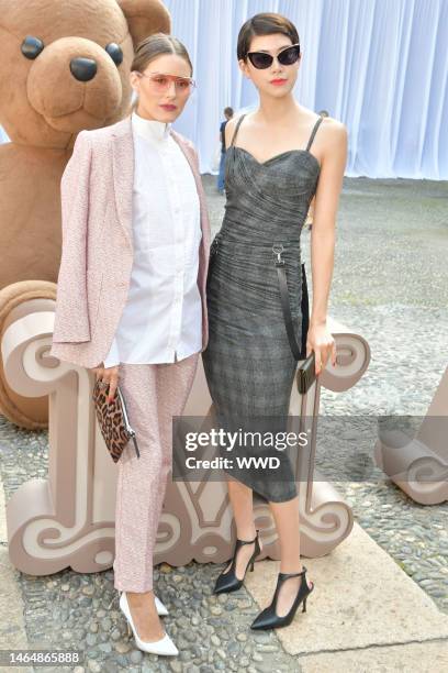 Olivia Palermo and Hikari Mori in the front row