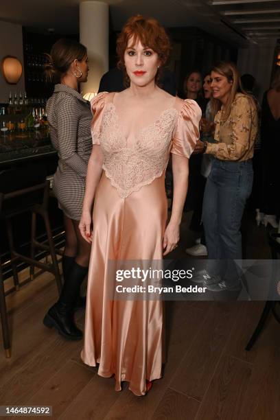 Molly Ringwald attends dinner celebrating Rodarte and NYFW: The Shows at Jac’s On Bond on February 10, 2023 in New York City.