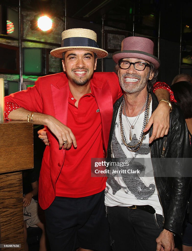 DJ Cassidy and his father Johnny Podell attend Fulano's Fun House at