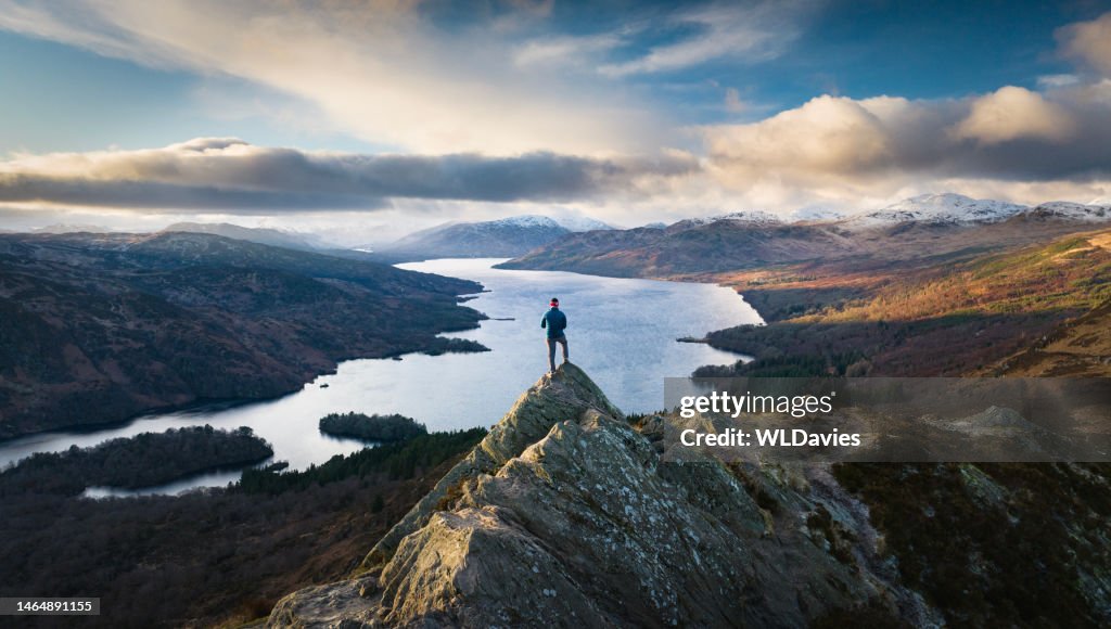 Scottish Highlands in winter