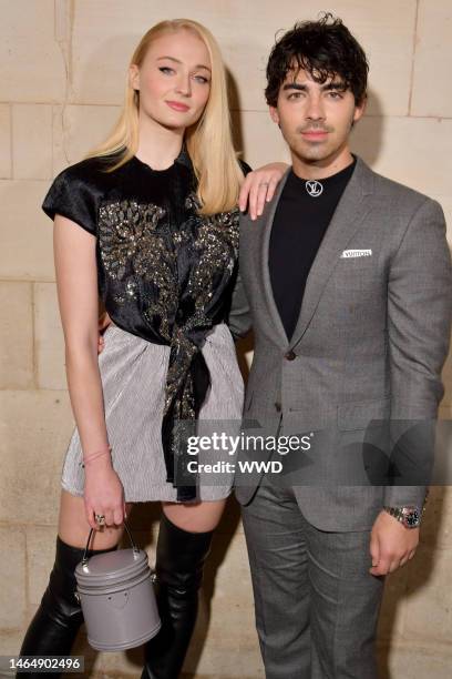 Sophie Turner and Joe Jonas in the front row