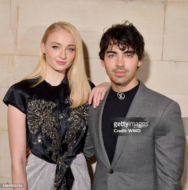 Sophie Turner and Joe Jonas in the front row