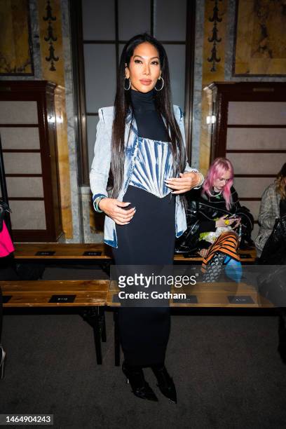 Kimora Lee Simmons attends the Prabal Gurung fashion show during New York Fashion Week: The Shows at the New York Public Library on February 10, 2023...