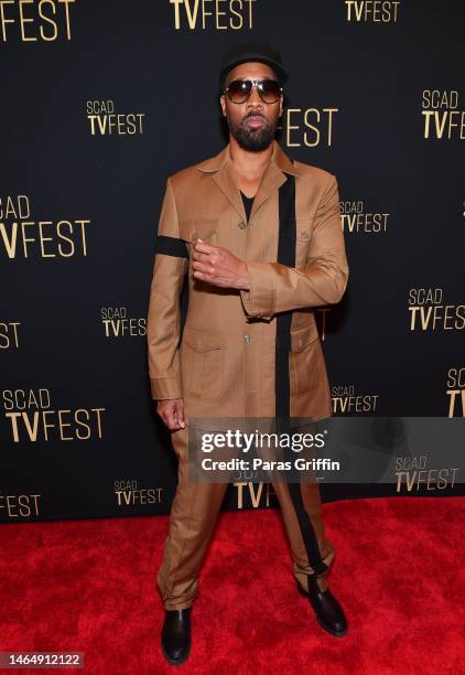 Attends the “Wu-Tang: An American Saga” press junket during 2023 SCAD TVfest at Four Seasons Atlanta on February 10, 2023 in Atlanta, Georgia.