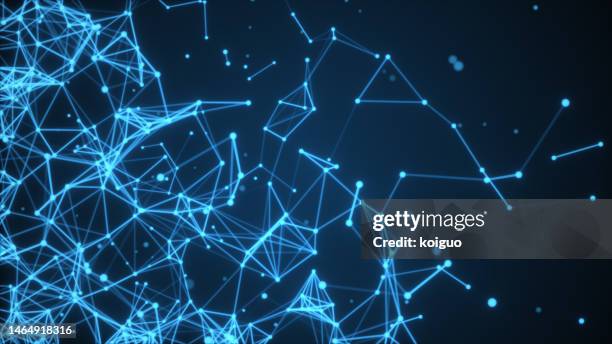 geometric line science and technology background special effects - orlando background stock pictures, royalty-free photos & images