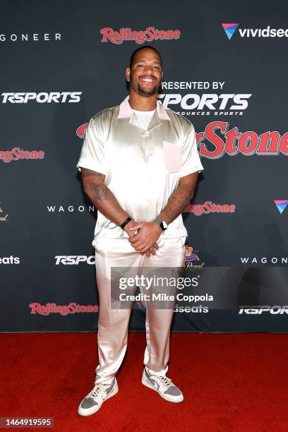 William Gholston attends the 2023 Rolling Stone Super Bowl Party at The Clayton House on February 10, 2023 in Scottsdale, Arizona.