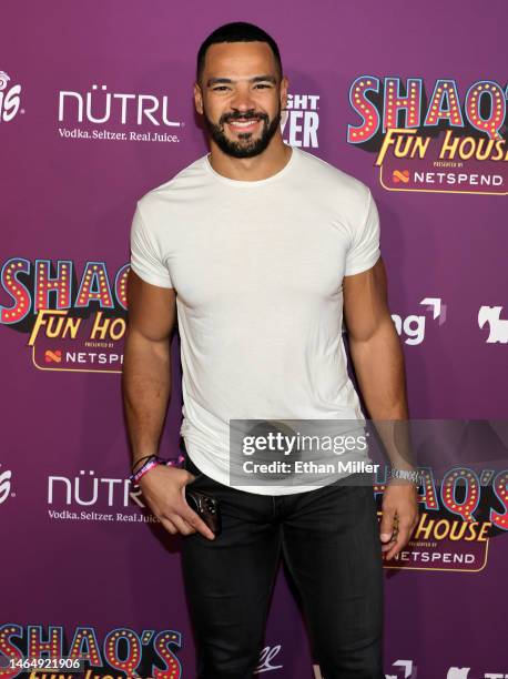 Clay Harbor attends Shaq's Fun House Big Game Weekend at Talking Stick Resort on February 10, 2023 in Scottsdale, Arizona.