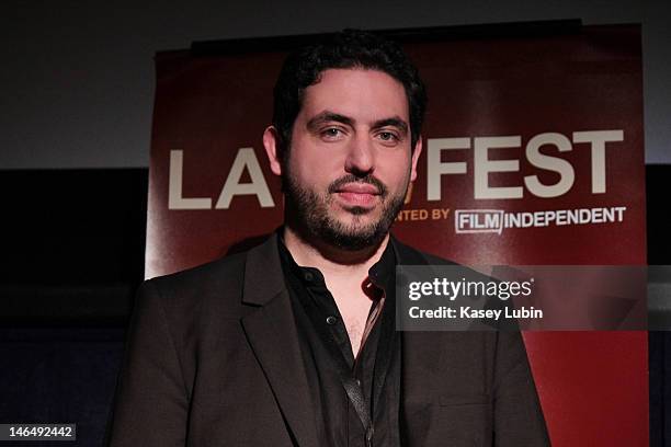 Filmmaker Bernardo Ruiz attends the "Reportero" Q&A at the 2012 Los Angeles Film Festival at Regal Cinemas L.A. Live on June 16, 2012 in Los Angeles,...