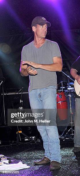 Actor James Denton performs at T.H.E Event at the Calabasas Tennis and Swim Center on June 9, 2012 in Calabasas, California.