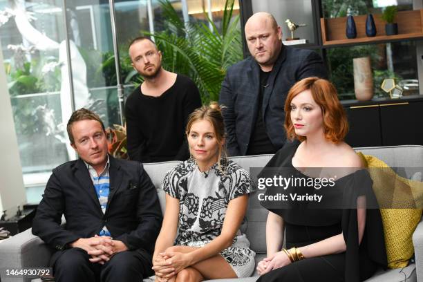 Jake Scott, Aaron Paul, Sienna Miller, Will Sasso and Christina Hendricks