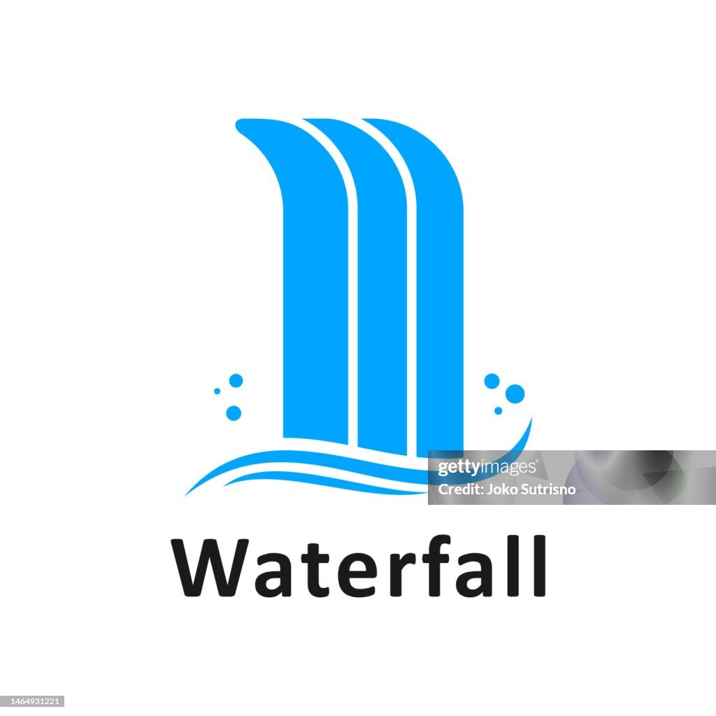 Waterfall Logo High-Res Vector Graphic - Getty Images