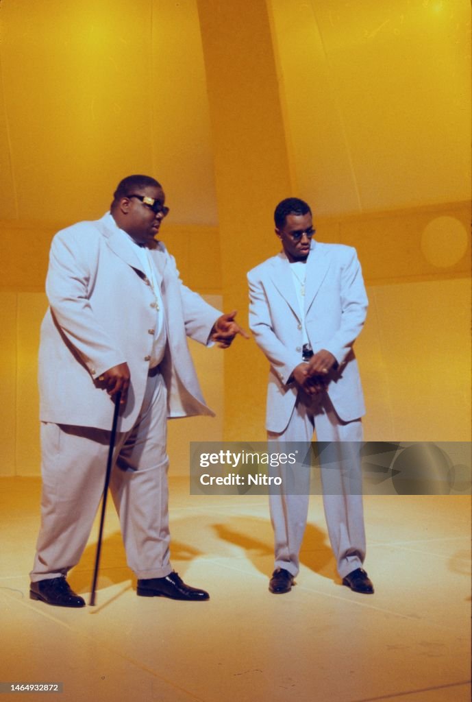 The Notorious BIG & Sean Combs On 'Hypnotize' Set