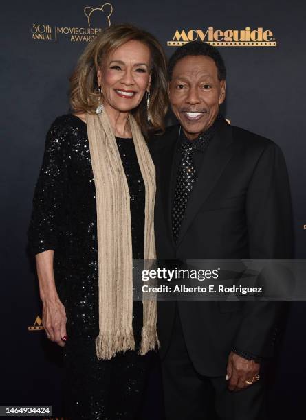 Marilyn McCoo and Billy Davis Jr. Attend the 30th Annual Movieguide Awards at Avalon Hollywood & Bardot on February 10, 2023 in Los Angeles,...