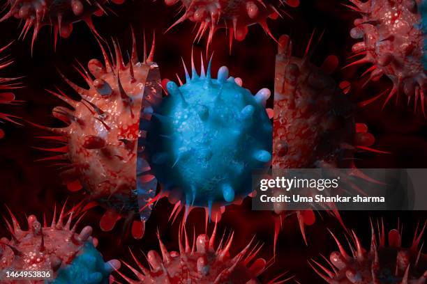 covid19 omicron sub-variant mutating ( omicron sub variants xbb, xbb 1.5, ch.1.1 ) - mutation génétique photos et images de collection