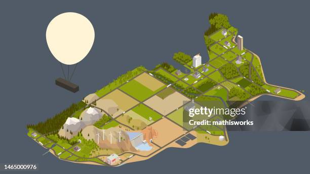 spy balloon united states - satellite image stock illustrations