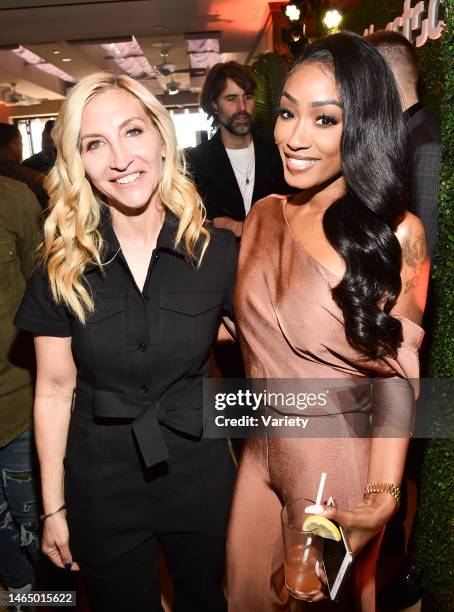 Jacqueline Saturn and Cleopatra Bernard attend the Second Annual Variety Hitmakers Brunch at The Sunset Tower Hotel on December 1, 2018 in West...