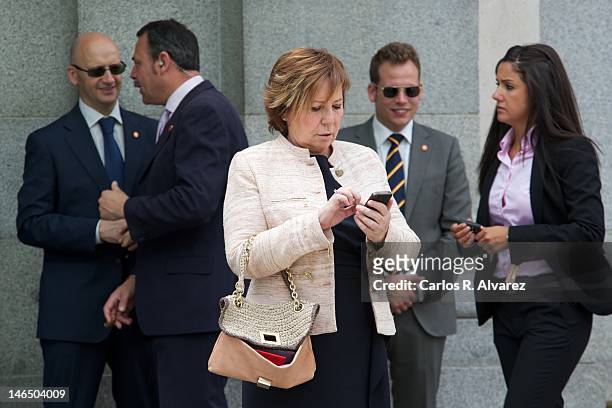 Celia Villalobos attends the bicentennial of the creation of the Supreme Court on June 18, 2012 in Madrid, Spain.