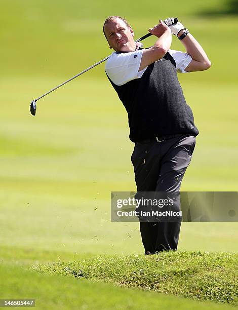 Alan Tait of Marriott Dalmahoy Golf and Country Club in action during the Virgin Atlantic PGA National Pro-Am Championship - Regional Final at Crieff...