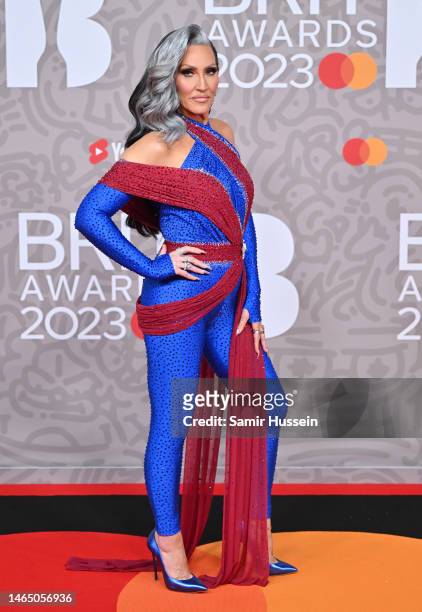 Michelle Visage attends The BRIT Awards 2023 at The O2 Arena on February 11, 2023 in London, England.