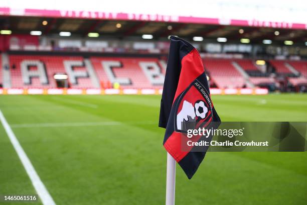 General view inside the stadium prior to the Premier League match between AFC Bournemouth and Newcastle United at Vitality Stadium on February 11,...