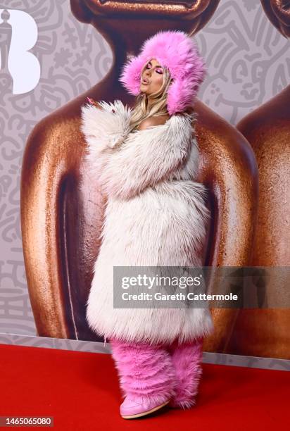 Tallia Storm attends The BRIT Awards 2023 at The O2 Arena on February 11, 2023 in London, England.