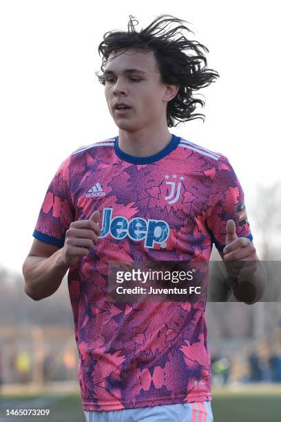 Martin Palumbo of Juventus Next Gen looks on during the Serie C match between Pro Sesto and Juventus Next Gen at Stadio Breda on February 11, 2023 in...