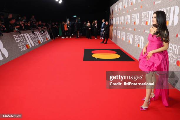 Daisy Maskell attends The BRIT Awards 2023 at The O2 Arena on February 11, 2023 in London, England.