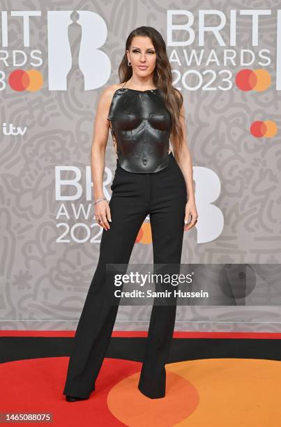 Ellie Goulding attends The BRIT Awards 2023 at The O2 Arena on February 11, 2023 in London, England.