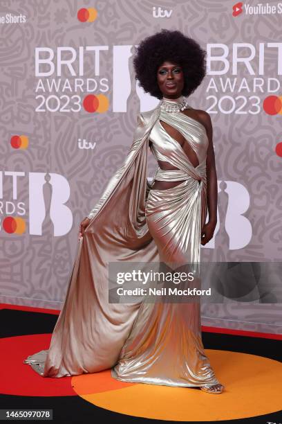 Jodie Turner-Smith attends The BRIT Awards 2023 at The O2 Arena on February 11, 2023 in London, England.
