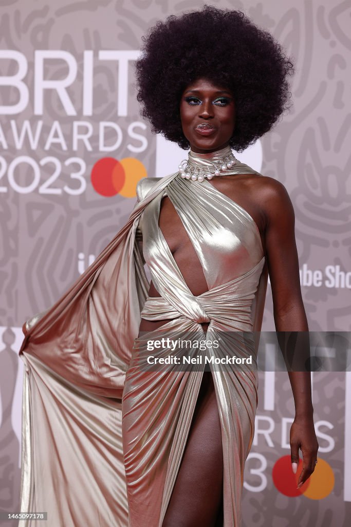 Nature Brit Jodie Turner-Smith attends The BRIT Awards 2023 at The O2 Arena on ...