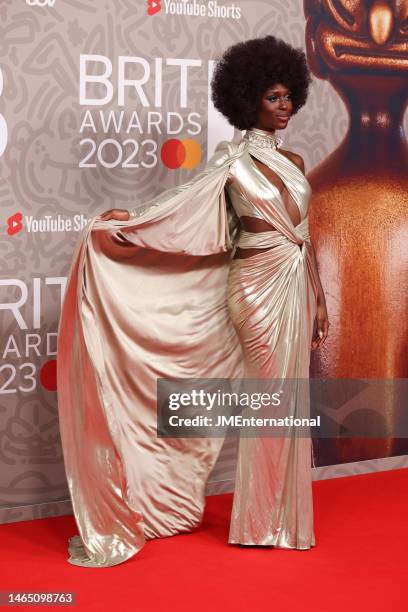 Jodie Turner-Smith attends The BRIT Awards 2023 at The O2 Arena on February 11, 2023 in London, England.