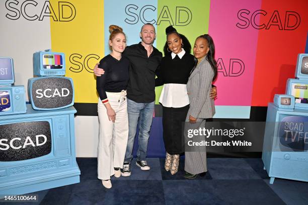 Erika Christensen, Jake McLaughlin, Iantha Richardson and Sonja Sohn attend "Will Trent” during SCAD TVFEST 2023 on February 11, 2023 in Atlanta,...