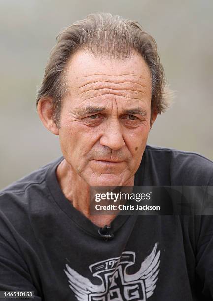 Founder of Mkomazi National Park and conservationist Tony Fitzjohn at home after a successful rhino translocation on June 18, 2012 in Mkomazi,...