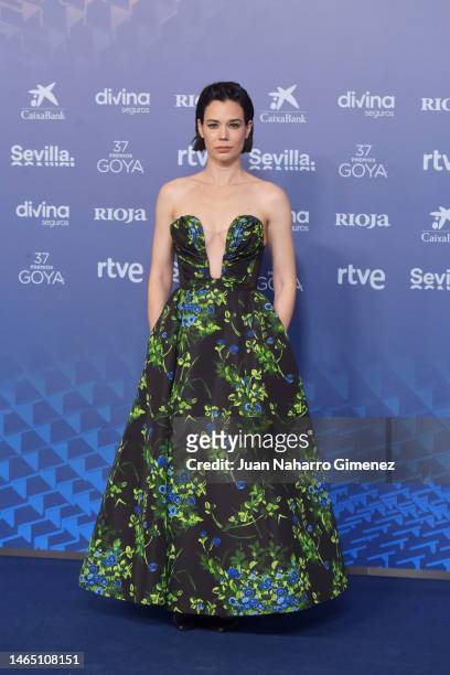 Laia Costa attends the red carpet at the Goya Awards 2023 at FIBES Conference and Exhibition Centre on February 11, 2023 in Seville, Spain.