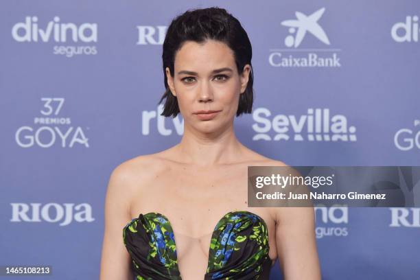 Laia Costa attends the red carpet at the Goya Awards 2023 at FIBES Conference and Exhibition Centre on February 11, 2023 in Seville, Spain.