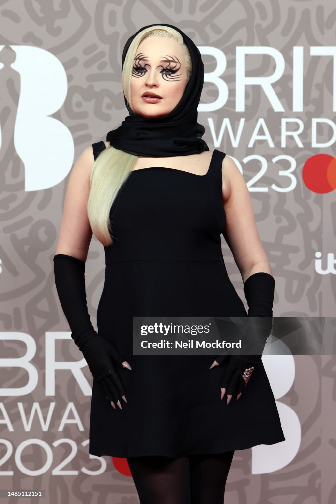 Kim Petras attends The BRIT Awards 2023 at The O2 Arena on February