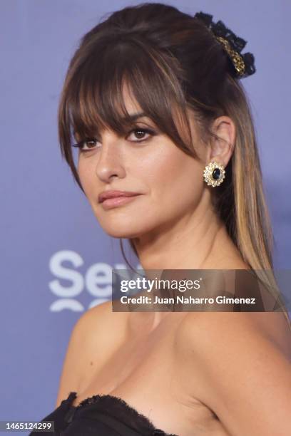Penelope Cruz attends the red carpet at the Goya Awards 2023 at FIBES Conference and Exhibition Centre on February 11, 2023 in Seville, Spain.