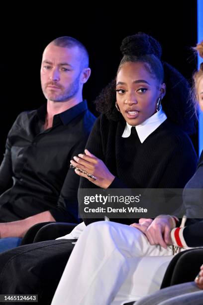 Jake McLaughlin and Iantha Richardson speak onstage at "Will Trent” during SCAD TVFEST 2023 on February 11, 2023 in Atlanta, Georgia.