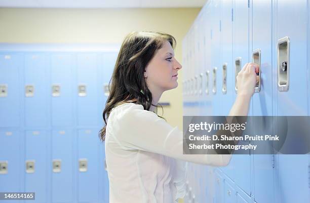 Locker Lady Pink Lockers Photos and Premium High Res Pictures - Getty Images