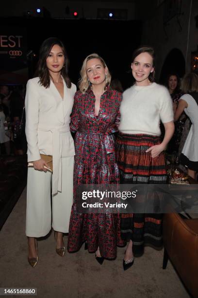 Gemma Chan, Josie Rourke and Eileen O'Higgins