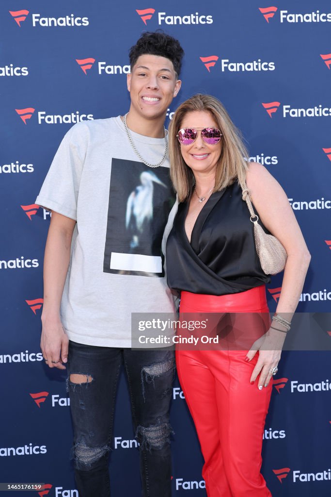 Jackson Mahomes and Randi Martin attend Michael Rubin's 2023 Fanatics