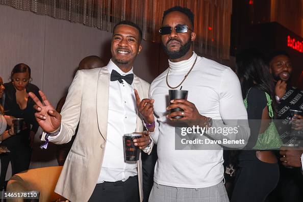 Nines and guest attend the Manny Norté X BACARDÍ Rum MOVE GOOD BRITS