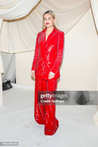 Kelsea Ballerini attends the PatBo fashion show during New York Fashion Week: The Shows at Surrogate's Court on February 11, 2023 in New York City.