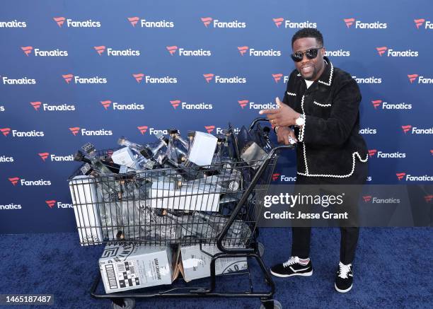 Kevin Hart attends the 2023 Fanatics Super Bowl Party at Biltmore Hotel on February 11, 2023 in Phoenix, Arizona.