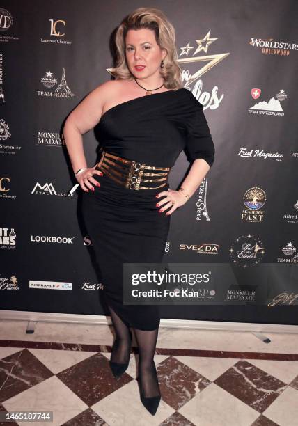 Cindy Lopes attends the Bal des Etoiles at hotel Alfred Sommier on February 11, 2023 in Paris, France.