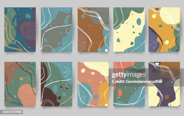 Multiple Color Template Trendy Multi Color Abstract Templates High-Res Vector Graphic - Getty ...