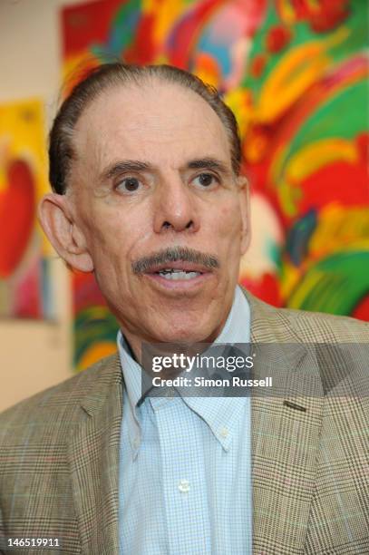 Illustrator and graphic artist Peter Max unveils his Paul McCartney Portrait Series at the Peter Max Studio on June 18, 2012 in New York City.