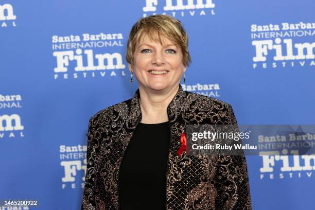 Alison Arngrim attends the Maltin Modern Master Award ceremony during the 2023 Santa Barbara International Film Festival at The Arlington Theatre on...